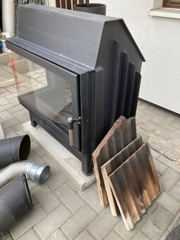 Krbová vložka Kratki Zibi BS 12kW levá + příslušenství - 2