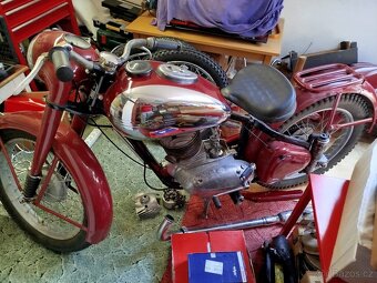 Jawa 250 pérák s TP a SPZ výměna ... - 2