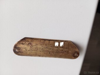 Čz 98 výrobní štítek 1946-47 - 2