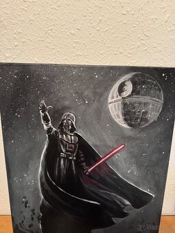 Akrylový portrét Star Wars Darth Vader - 2