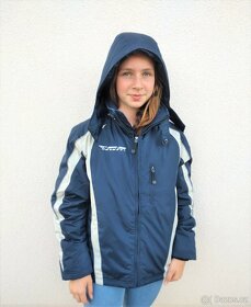 Bunda TPS, tmavěmodrá, vel. 164 cm - 2