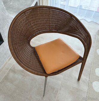 Designové ratanové křeslo - 2