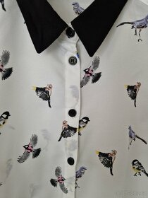 Lehká košile s ptáčky - 2