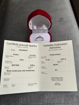 Prodej zásnubního prstenu - 2