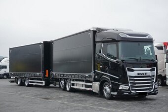 DAF XG480 6x2 - velkoobjemová souprava průjezdná - 2