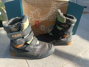 D-D-step zimní kožené barefoot boty vel.35 - 2