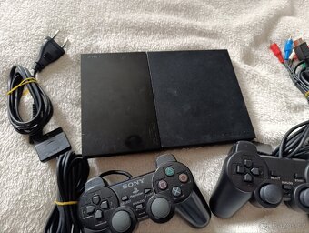 PS2 PlayStation 2 Slim + Hry - 2