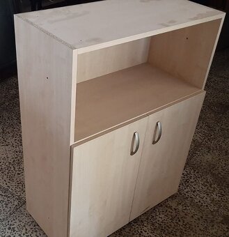 Skříňka kancelářská světlá 40x80x109 cm - 2