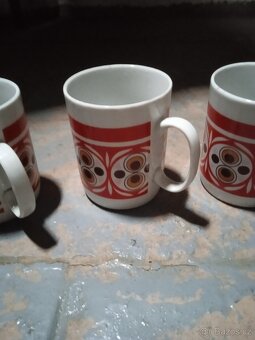 Sada 6 hrníčků na kávu z ČSSR - 2
