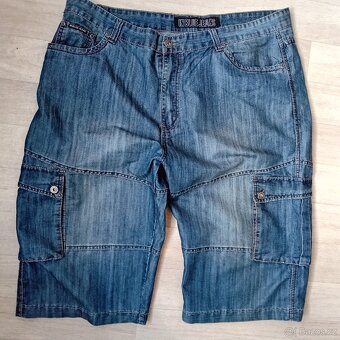 pánské 3/4rifle  3XL  zn, Blue jeans  98%ba - 2