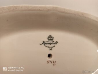 Starožitný porcelánový svícen - 2