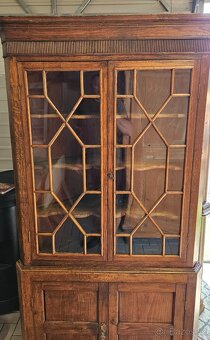 Rohová vitrína masiv - 2