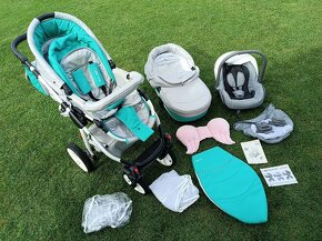 Kombinovaný kočárek Riko Nano 3v1 trojkombinace - 2