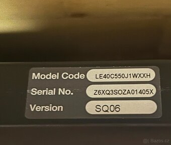 samsung televize - le40c550j1wxxh - 2