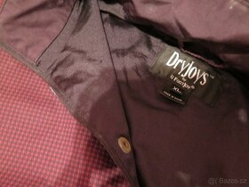 bunda "šusťáková" zn. DryJoys by FootJoy vel. XL-vínovočer - 2