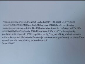 Obytný přívěs Adria - 2