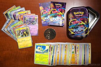 Karty Pokémon plechovou krabičkou (tin) - 2