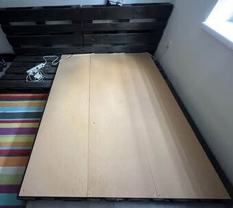 Postel z europalet 160x200 - 2