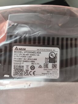 Frekvenční měnič DELTA 480V 0,4kW - 2