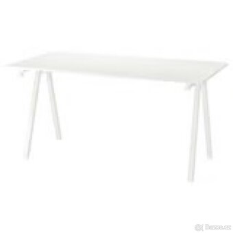 TROTTEN Psací stůl, bílá, 160x80 cm IKEA - 2
