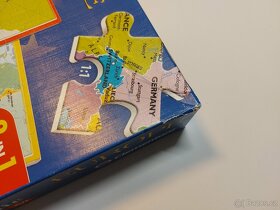 Zeměpisné puzzle Evropa 104 dílků (kompletní) - 2