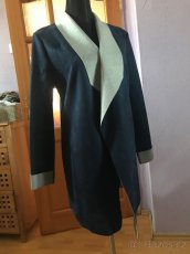 Kimonový kabátek vel.38 koženèho vzhledu - 2