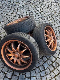 BMW kola 5x120 r19 dvourozměrné pneu - 2