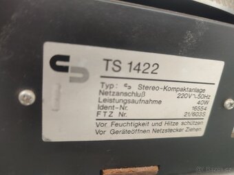 Retro Gramofon Trojkombinace - 2