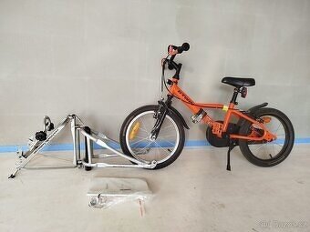 Tandem follow me + kolo Decathlon 16 - 2