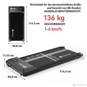 DeerRun Q1 mini Treadmill - běžecký pás - 2