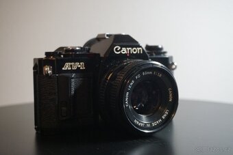 Canon AV-1 + 2 objektivy Canon FD - 2
