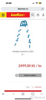 Schůdky do bazénu - 2