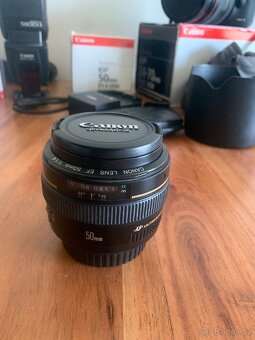 Canon 5D Mark III + 24-70mm f/2.8 L + 50mm f/1.4 + brašna – - 2