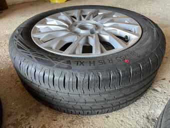 🛞 Nová sada ALU 15" Fiat 500 + Continental 185/55 R15 XL - 2
