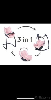 Smoby 3v1 autosedačka a židlička - 2