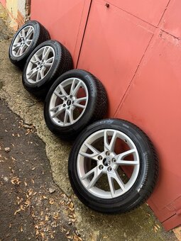 Alu kola AUDI Q3 , 5x112 r17 , zimní pneu 205/60 r17 - 2