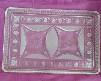 RETRO BROUŠENÝ TÁC, olovnatý křišťál - 2