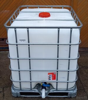 IBC nádrž 1.000 litrů- I.B.C. kontejner, kubíkovka, záso - 2