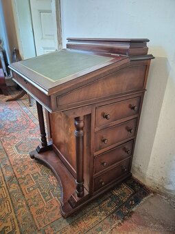 Psací stůl / komoda / sekretář Davenport - 2