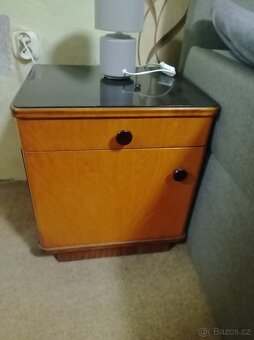 Retro toaletka+dva noční stolky - 2