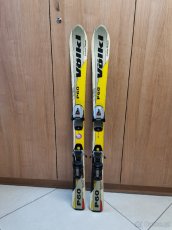 Prodám dětské carvingové lyže Volkl P60 110cm - 2
