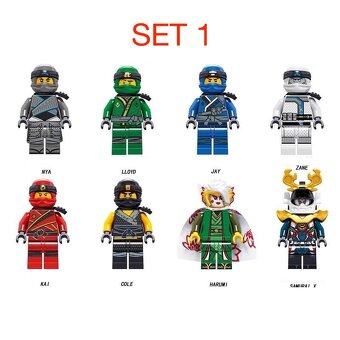 Figúrky Ninjago (8ks) typ lego - nové, nehrane - 2