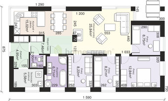 Prodej RD na klíč 5+KK-106 m², poz.-800 m²,Veverské Knínice - 2