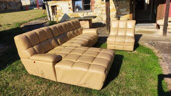 Kožená sedací souprava + křeslo - 2