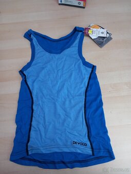 Modré funkční tílko Devold Multi Sport - 2