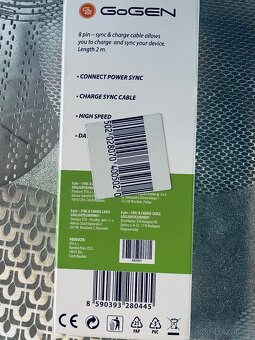 USB kabel pro Apple iPhone GoGEN lightning - 2 m - 2