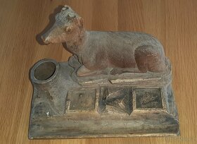 Dřevořezba - kalamář - 2