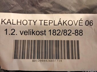 Tepláky - 2