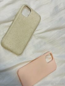 OBAL na iPhone 11 (šedý eco) a iPhone 12 (pink) - 2