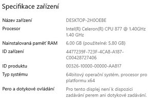 ▼Acer Aspire V5-531 - 15,6" / C-887 / 6GB / ZÁR▼ - 2